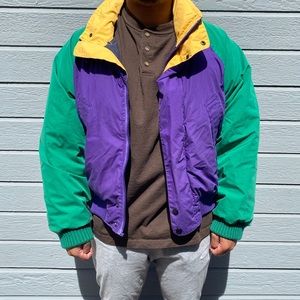 Vintage Nautica Color Blocked Jacket
